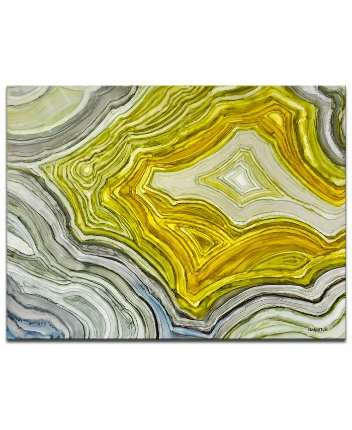 Ready2HangArt 'Warm Geode' Canvas Wall Art, 20x30