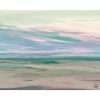 Creative Gallery An Ocean At Sunup Abstract Seascape 16 X 20 Acrylic Wall Art Print