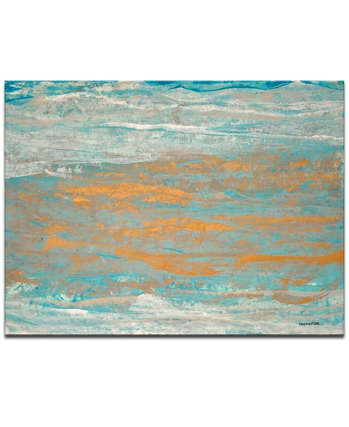Ready2HangArt 'Dazzling Water I' Abstract Canvas Wall Art - 30 X 40