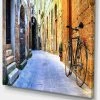 Design Art Art Pictorial Street Of Old Italy Cityscape Canvas Art Print - 40 X 30