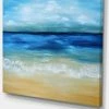 Design Art Art Warm Tropical Sea And Beach Seascape Canvas Art Print - 40 X 30