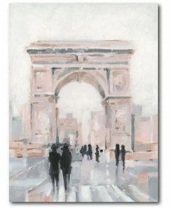 COURTSIDE MARKET Early Morning Stroll II Gallery-Wrapped Canvas Wall Art - 18 X 24