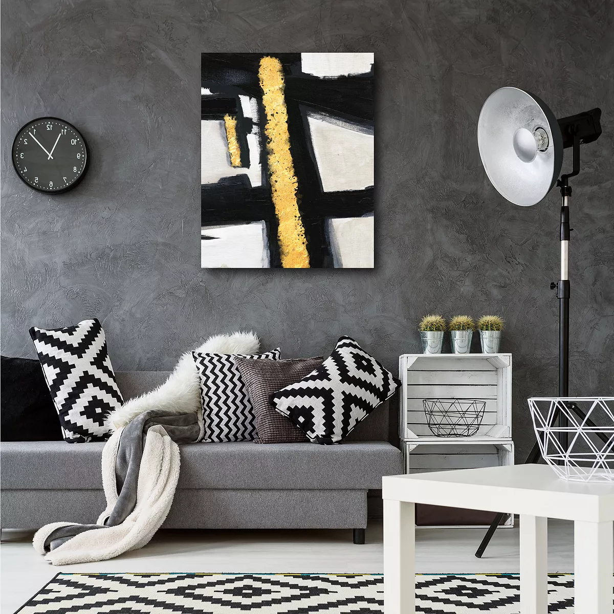 COURTSIDE MARKET Divine Streaks II Gallery-Wrapped Canvas Wall Art - 16 X 20 - Image 2