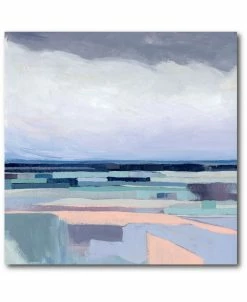 COURTSIDE MARKET Lavender Gale II Gallery-Wrapped Canvas Wall Art - 20 X 20