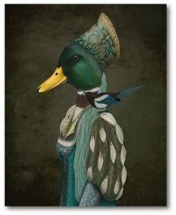 COURTSIDE MARKET The Taleteller Gallery-Wrapped Canvas Wall Art - 16 X 20