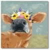 COURTSIDE MARKET Farm Fun II Gallery-Wrapped Canvas Wall Art - 20 X 20