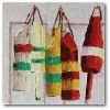 COURTSIDE MARKET Hanging Around Gallery-Wrapped Canvas Wall Art - 16 X 16