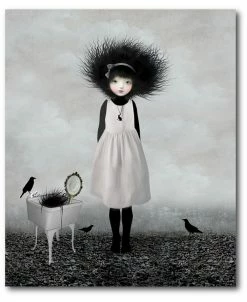 COURTSIDE MARKET Dulcimer Gallery-Wrapped Canvas Wall Art - 16 X 20