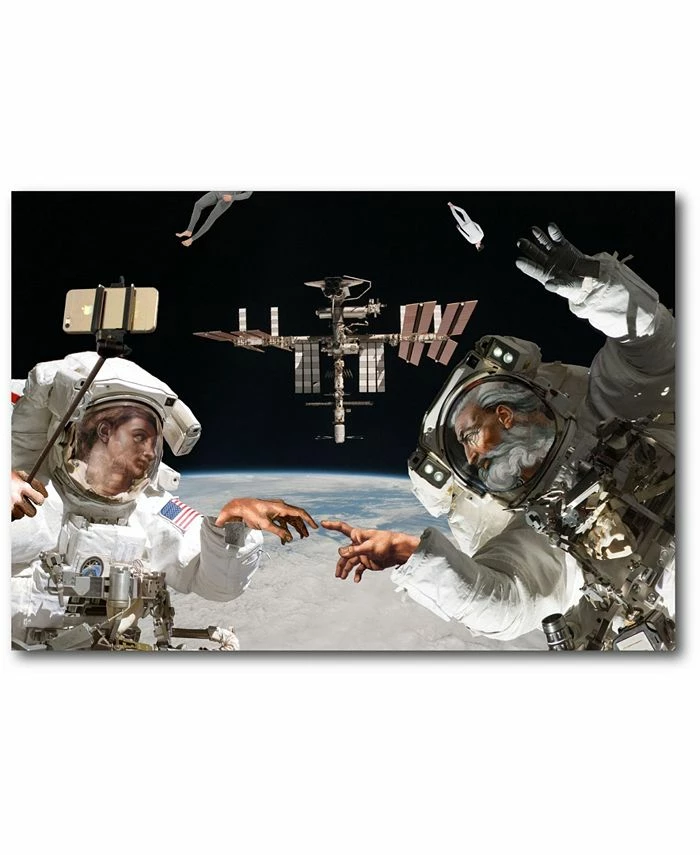 COURTSIDE MARKET Photo Op Gallery-Wrapped Canvas Wall Art - 18 X 26