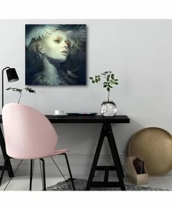 COURTSIDE MARKET Fly Gallery-Wrapped Canvas Wall Art - 16 X 16