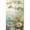 COURTSIDE MARKET Golden Flower II Gallery-Wrapped Canvas Wall Art - 14 X 28