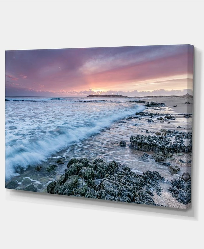 Design Art Art Sunset On Cape Trafalgar Beach Seascape Canvas Art Print - 32 X 16