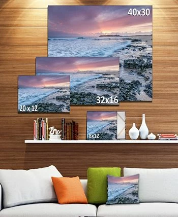 Design Art Art Sunset On Cape Trafalgar Beach Seascape Canvas Art Print - 32 X 16 - Image 2