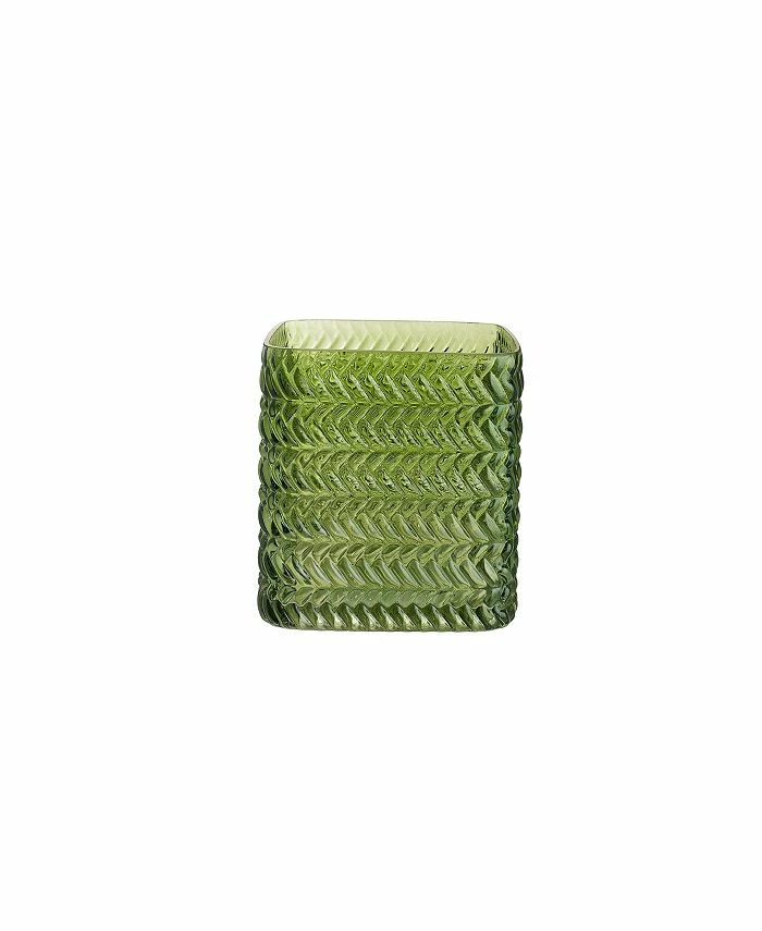 Design Ideas Greenwich Vase, Herringbone, Large