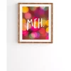 Deny Designs Meh Framed Wall Art