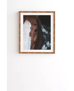 Deny Designs Horse Cheyenne Framed Wall Art
