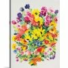 ICanvas Snapdragons And Zinnias By Kim Parker Gallery-Wrapped Canvas Print - 60 X 40 X 1.5