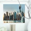 Design Art Art 'New York City Skyline Panorama' Photography Metal Wall Art - 20 X 12