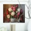 Design Art Art 'Bouquet Of Blooming Peonies' Large Floral Metal Wall Art - 20 X 12