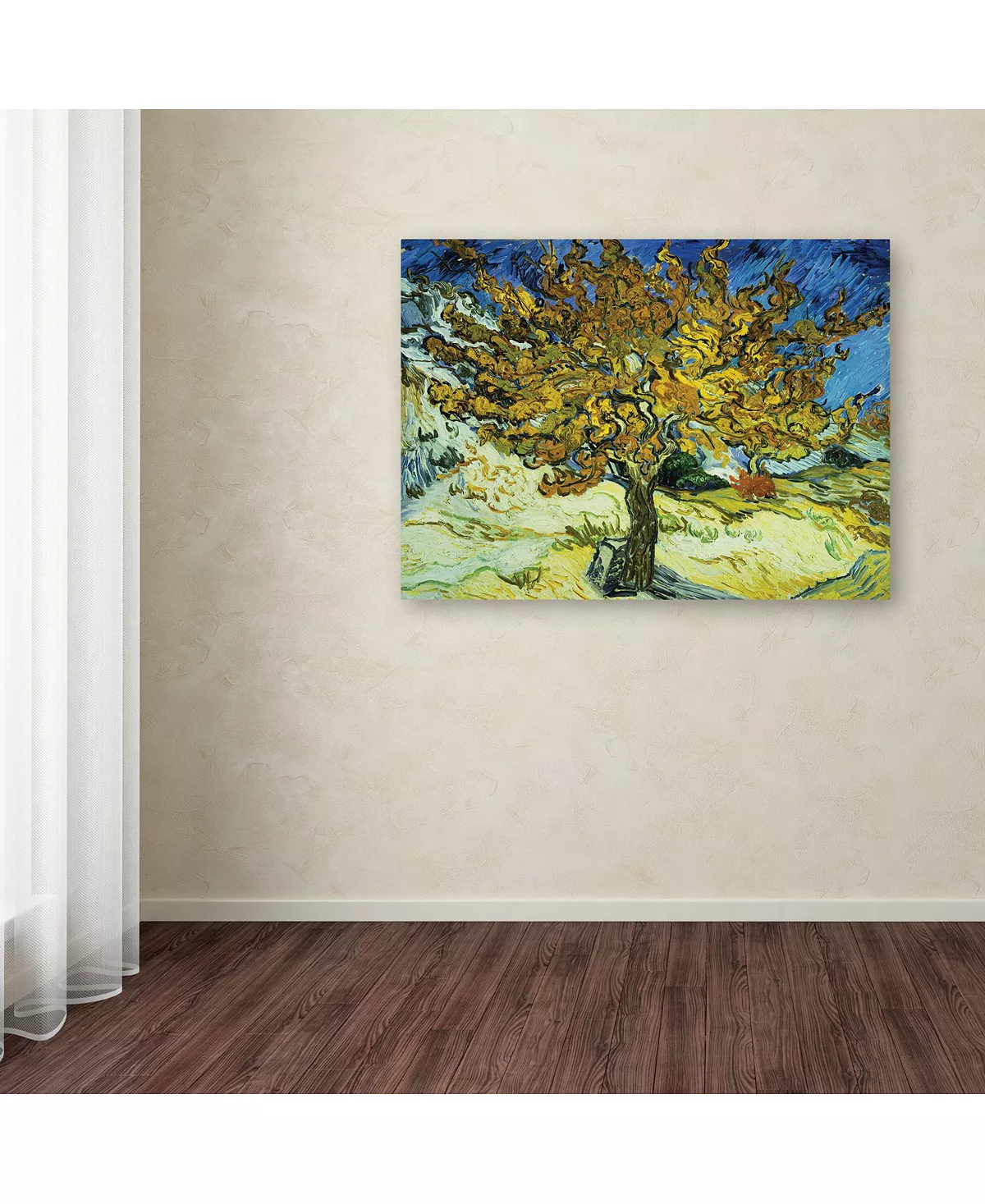 Trademark Global Vincent Van Gogh 'The Mulberry Tree' Canvas Art - 47 X 35 X 2 - Image 3