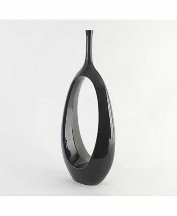 Global Views Open Oval Ring Vase Large - Image 2