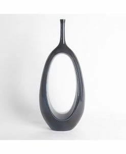 Global Views Open Oval Ring Vase Large