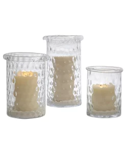 Global Views Honeycomb Hurricane Vase Small