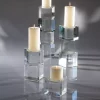 Global Views Escalier Pillar Candleholder Small