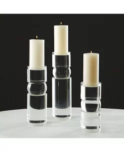 Global Views Crystal Candleholder Large