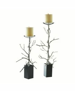 Global Views Twig Candleholder Large
