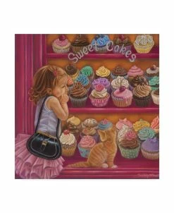 Trademark Global Icia Reilly-Matthews 'My Little Cupcake' Canvas Art - 18 X 18