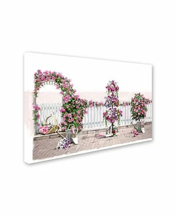 Trademark Global He Macneil Studio 'Rose Arch' Canvas Art - 12 X 19 - Image 2
