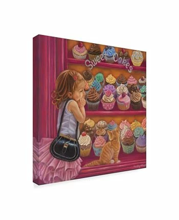 Trademark Global Icia Reilly-Matthews 'My Little Cupcake' Canvas Art - 18 X 18 - Image 2