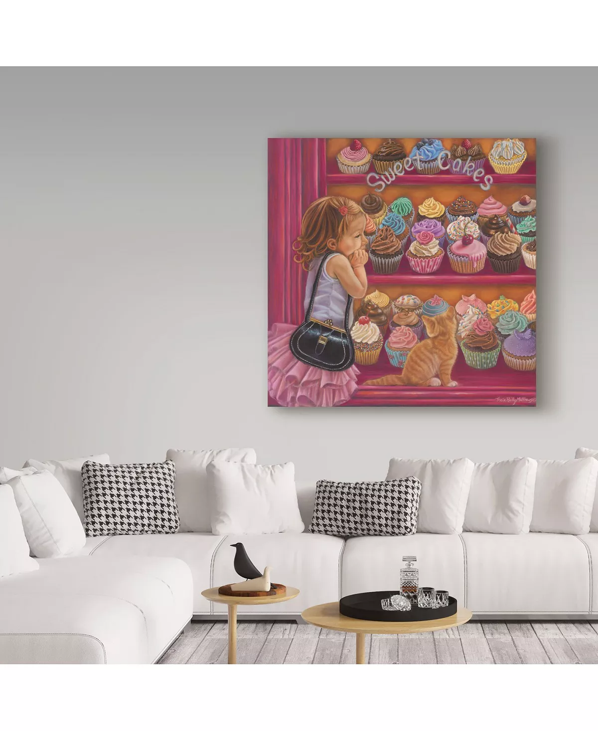 Trademark Global Icia Reilly-Matthews 'My Little Cupcake' Canvas Art - 18 X 18 - Image 3