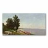 Trademark Global John Kensett 'Long Island Sound At Darien' Canvas Art - 47 X 24
