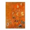 Trademark Global Odilon Redon 'Evocation Of Butterflies 1912' Canvas Art - 47 X 35