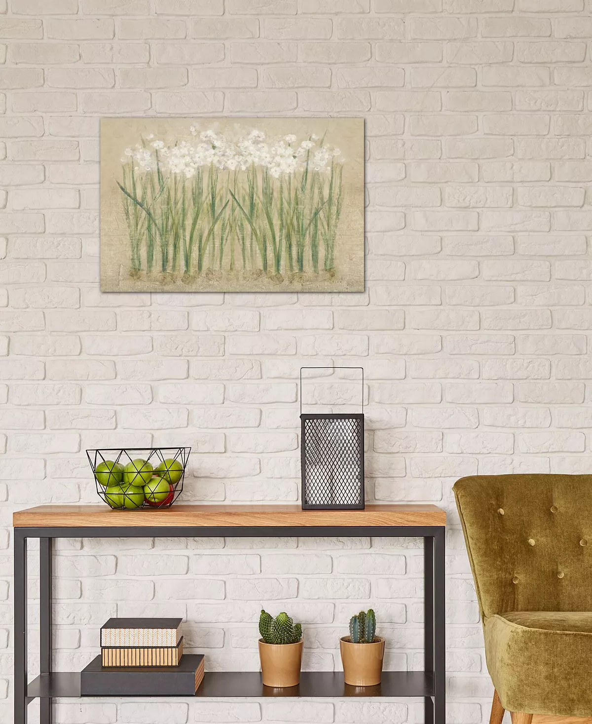 ICanvas Narcissus Cool By Cheri Blum Gallery-Wrapped Canvas Print - 26 X 40 X 0.75 - Image 2