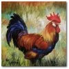 COURTSIDE MARKET Rooster 16 X 16 Gallery-Wrapped Canvas Wall Art