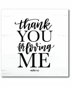 COURTSIDE MARKET Thank You 16 X 16 Gallery-Wrapped Canvas Wall Art