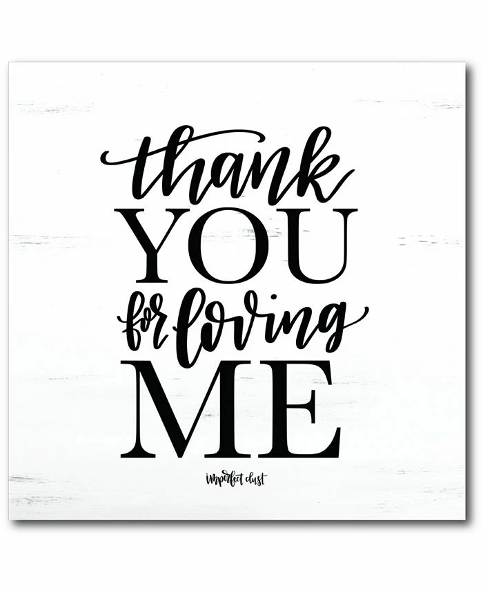 COURTSIDE MARKET Thank You 16 X 16 Gallery-Wrapped Canvas Wall Art