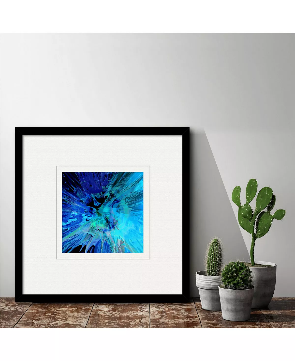 COURTSIDE MARKET Fearless II 16 X 16 Framed And Matted Art - Image 2