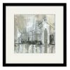 COURTSIDE MARKET Wn Bridge I 16 X 16 Framed And Matted Art