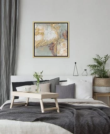 ICanvas Gilded Circuit I By Jennifer Goldberger Gallery-Wrapped Canvas Print - 37 X 37 X 0.75 - Image 2