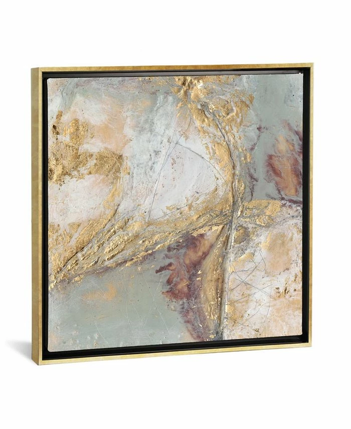 ICanvas Gilded Circuit I By Jennifer Goldberger Gallery-Wrapped Canvas Print - 37 X 37 X 0.75
