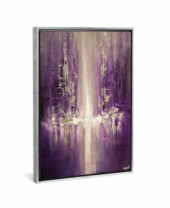 ICanvas Purple Rain By Osnat Tzadok Gallery-Wrapped Canvas Print - 40 X 26 X 0.75