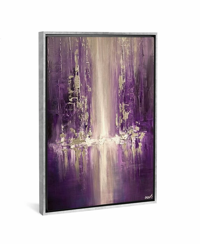 ICanvas Purple Rain By Osnat Tzadok Gallery-Wrapped Canvas Print - 40 X 26 X 0.75