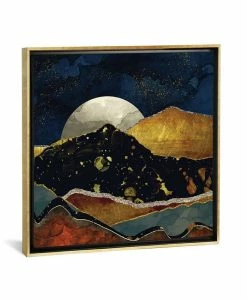 ICanvas Bronze Night By Spacefrog Designs Gallery-Wrapped Canvas Print - 37 X 37 X 0.75