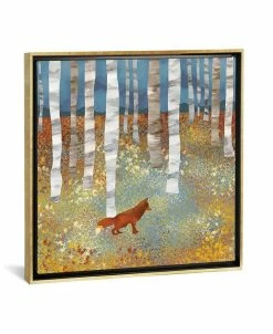 ICanvas Autumn Fox By Spacefrog Designs Gallery-Wrapped Canvas Print - 26 X 26 X 0.75