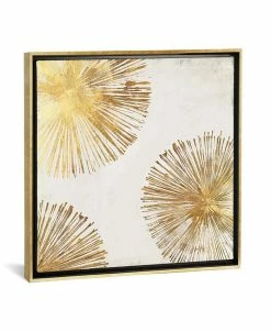 ICanvas Gold Star Ii By Pi Galerie Gallery-Wrapped Canvas Print - 37 X 37 X 0.75