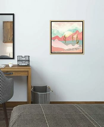 ICanvas Desert Mountain By Spacefrog Designs Gallery-Wrapped Canvas Print - 26 X 26 X 0.75 - Image 2
